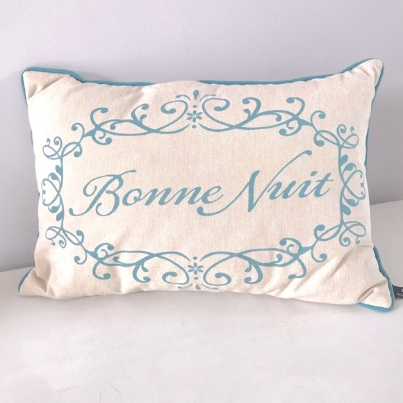 NWOT Newport Down Pillow. “Bonne Nuit”💫 - Picture 2 of 9